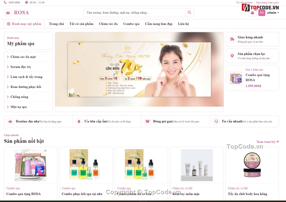 mỹ phẩm,spa,bán mỹ phẩm